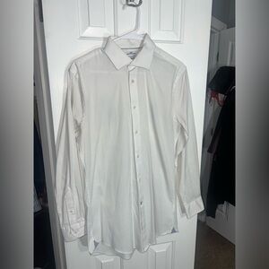 Crown & Ivy Men's Crisp White Dress Shirt